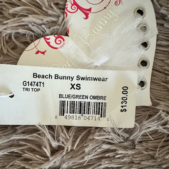 Beach Bunny Siren Song Bikini Top | XS | NWT Designer Swim - Picture 4 of 6